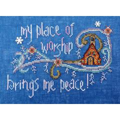 Stickvorlage MarNic Designs - My Place Of Worship Brings Me Peace