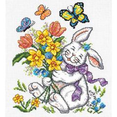 Stickvorlage Imaginating - Spring Bunny