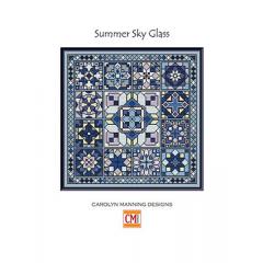 Stickvorlage CM Designs - Summer Sky Glass
