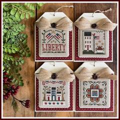 Stickvorlage Little House Needleworks - Cross Stitch Petites - Americana Petites