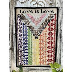 Stickvorlage Jan Hicks Creates - Love Is Love