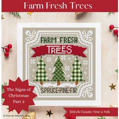 Stickvorlage Shannon Christine Designs - Farm Fresh Trees