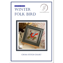 Stickvorlage Yasmins Made With Love - Winter Folk Bird