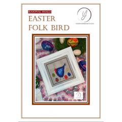 Stickvorlage Yasmins Made With Love - Easter Folk Bird