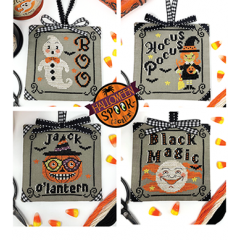 Stickvorlage Tiny Modernist Inc - Halloween Spooktacular 1-4