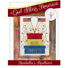 Stickvorlage Anabellas - God Bless America