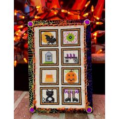 Stickvorlage Pickle Barrel Designs - Halloween Stamp