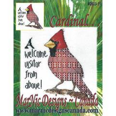Stickvorlage MarNic Designs - Cardinal - A Welcome Visitor From Above