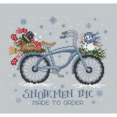 Stickvorlage Sue Hillis Designs - Snowmen Inc