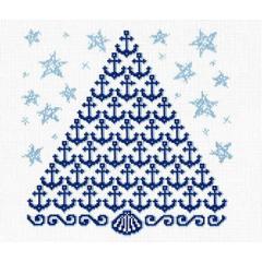 Stickvorlage Imaginating - Anchors Holiday Tree