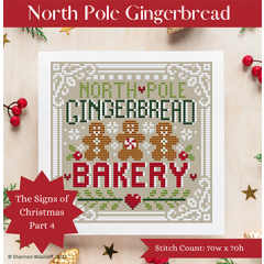 Stickvorlage Shannon Christine Designs - North Pole Gingerbread