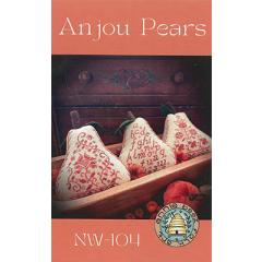 Stickvorlage Annie Beez Folk Art - Anjou Pears