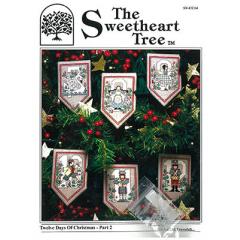 Stickvorlage The Sweetheart Tree - Twelve Days Of Christmas - Part 2 w/emb