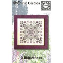 Stickvorlage Ink Circles - Wildflowers