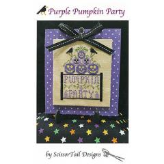 Stickvorlage Scissor Tail Designs - Purple Pumpkin Party