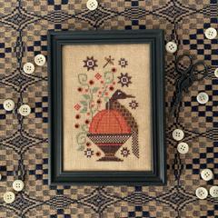 Stickvorlage Stitches By Ethel - Vintage Bird