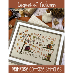 Stickvorlage Primrose Cottage Stitches - Leaves Of Autumn