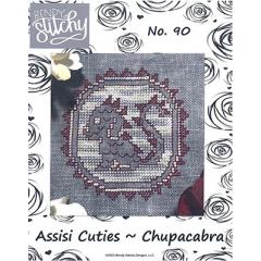 Stickvorlage Bendy Stitchy Designs - Assisi Cuties Chupacabra
