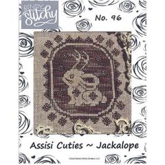 Stickvorlage Bendy Stitchy Designs - Assisi Cuties Jackalope
