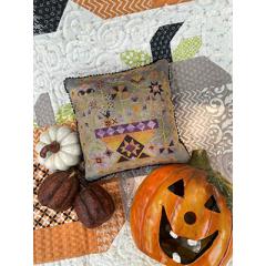 Stickvorlage Pansy Patch Quilts & Stitchery - Betsy's Halloween Basket