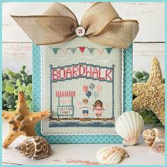 Stickvorlage Country Cottage Needleworks - Beach Boardwalk - Sign