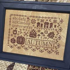 Stickvorlage Blueberry Ridge Designs - Sampler Seasons - Autumn