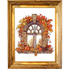 Stickvorlage Les Petites Croix De Lucie - Autumn Window
