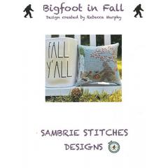 Stickvorlage SamBrie Stitches Designs - Bigfoot In Fall