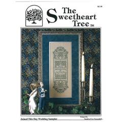 Stickvorlage The Sweetheart Tree - Joined This Day Wedding Sampler (includes paillettes)