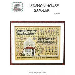 Stickvorlage Rosewood Manor Designs - Lebanon House Sampler