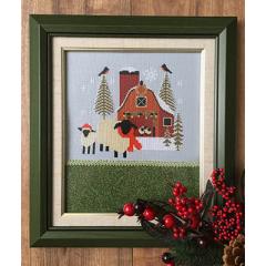 Stickvorlage Twin Peak Primitives - Christmas Barn