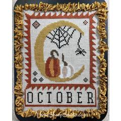 Stickvorlage Three Sheep Studio - October Moon