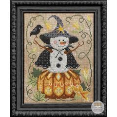 Stickvorlage Cottage Garden Samplings - Snowman Collector 11 - The Witch