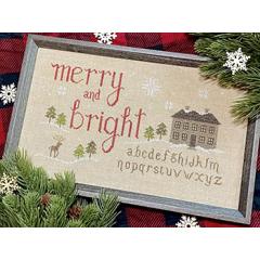 Stickvorlage Crafty Bluebonnet Designs - Merry And Bright Sampler