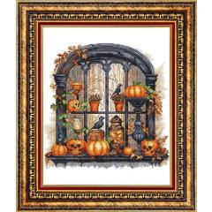 Stickvorlage Les Petites Croix De Lucie - Halloween Window