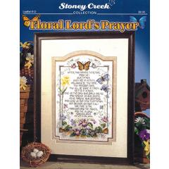 Stickvorlage Stoney Creek Collection - Floral Lord's Prayer