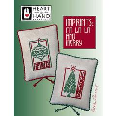 Stickvorlage Heart In Hand Needleart - Imprints - Fa La La And Merry