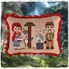 Stickvorlage Fairy Wool In The Wood - Little Red Riding Hood