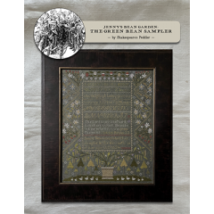 Stickvorlage Shakespeare's Peddler - Jenny's Bean Garden - Green Bean Sampler