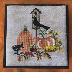 Stickvorlage Keslyns - For The Birds - Pumpkin Box