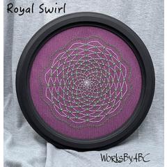 Stickvorlage Works by ABC - Royal Swirl
