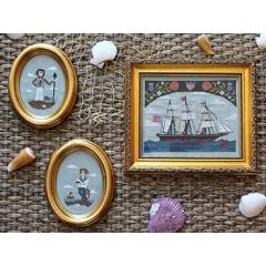 Stickvorlage Cosford Rise Stitchery - Neptune And The Sailors