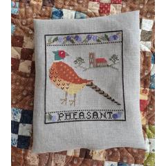 Stickvorlage Cosford Rise Stitchery - Pheasant And Sloes