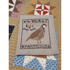 Stickvorlage Cosford Rise Stitchery - Partridge And Blackberries