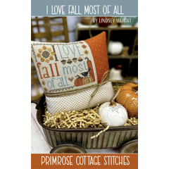 Stickvorlage Primrose Cottage Stitches - I Love Fall Most Of All