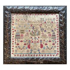 Stickvorlage The Wishing Thorn - Elizabeth Hughes 1851 Sampler