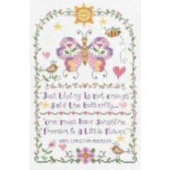 Stickvorlage Imaginating - Butterfly Wishes - Ausverkauf