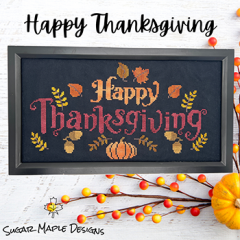 Stickvorlage Southern Stitchers Co - Happy Thanksgiving