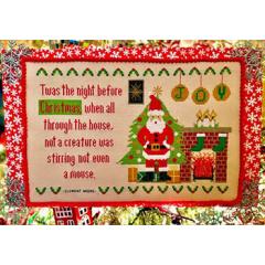 Stickvorlage Pickle Barrel Designs - Santas Arrival