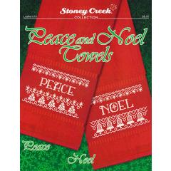 Stickvorlage Stoney Creek Collection - Peace And Noel Towels
